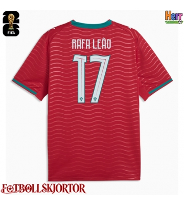 Portugal Rafael Leao #17 Hemmatröja VM 2026 Kortärmad